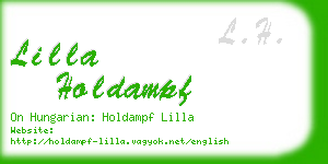 lilla holdampf business card